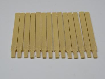 Holzrungen hell für 4-Achser LGB Flachwagen