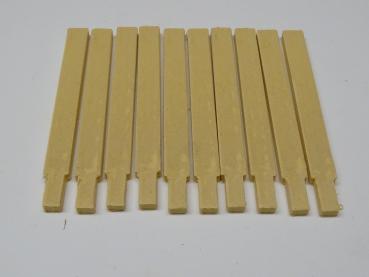 Holzrungen hell für 2-Achser LGB Toytrain Flachwagen