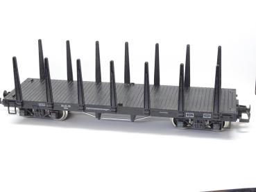 Blechrungen schwarz für 4-Achser LGB Flachwagen