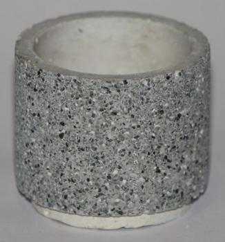 Pflanzkübel Zylinder, grau