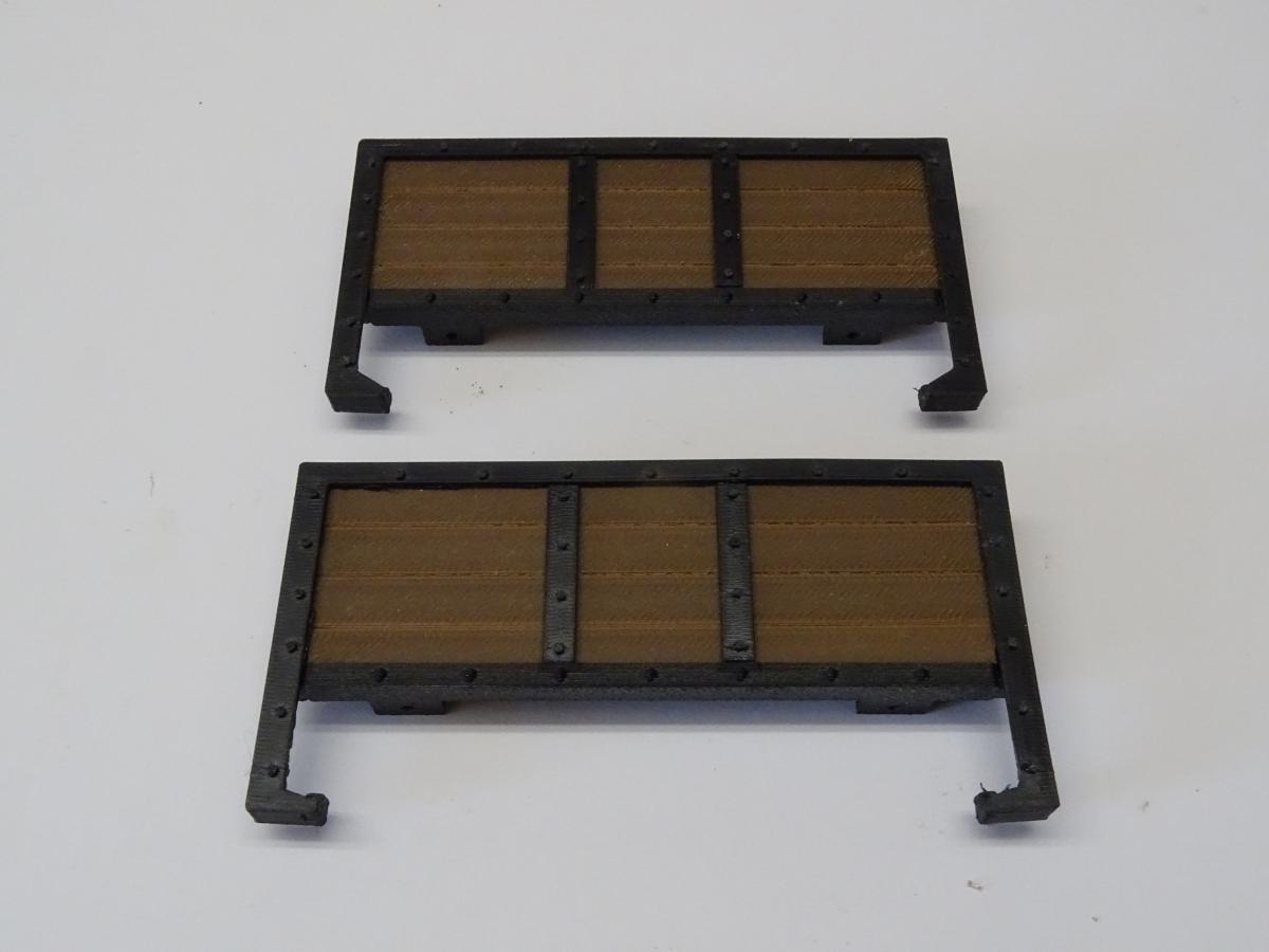 Umbausatz Stirnwände 36mm für 4-Achser LGB