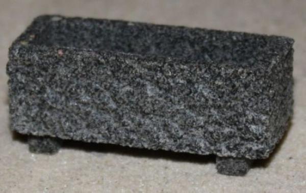 Pflanzkübel Granit, Rechteck, grau