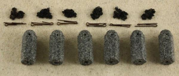 Granitpoller grau m. Kette, Erweiterung 37,5cm