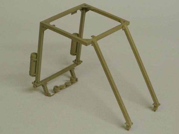 Überrollbügel für K 700-A von Schuco, lackiert