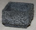 Pflanzkübel Granit, Quadrat, grau